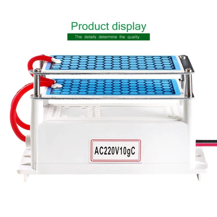 高溫陶瓷板一體式臭氧發生器220V 10克空氣淨化器，交流220V 10克