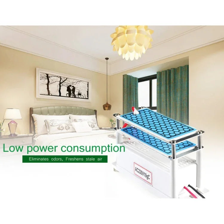 高溫陶瓷板一體式臭氧發生器220V 10克空氣淨化器，交流220V 10克