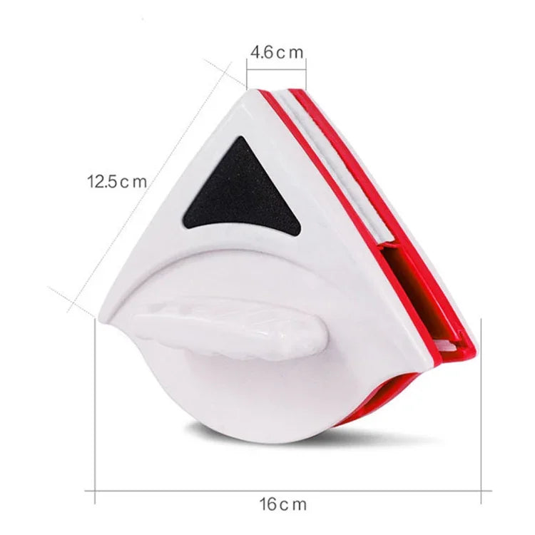 實用雙面玻璃刮水器清潔刷窗戶清潔器，適用範圍：20-30mm 玻璃，20-30mm 玻璃清潔器
