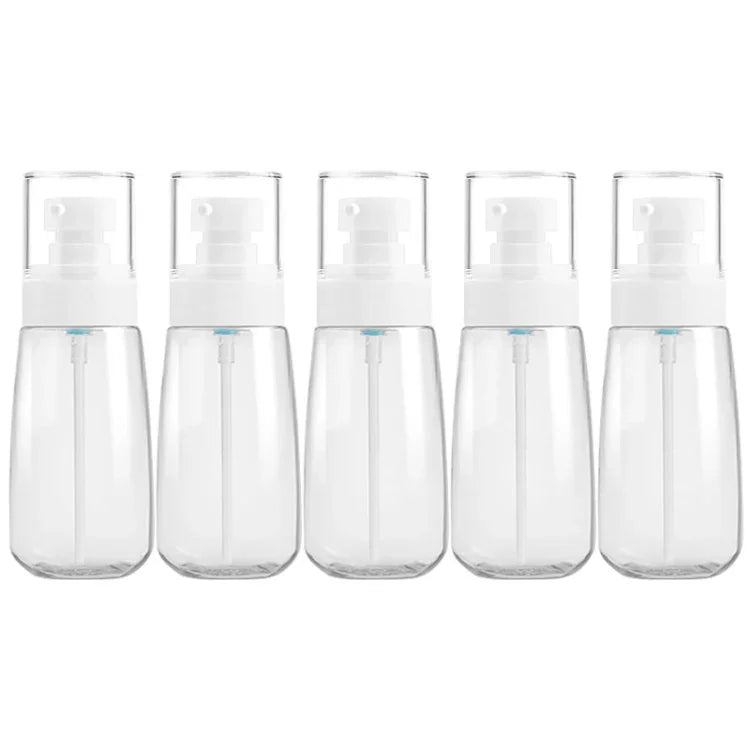 5 件旅行塑膠瓶 防漏便攜旅行配件 小瓶容器，60ml，60ml