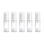 5 件便攜無氣真空泵瓶 細霧香水噴霧瓶，5ml，5ml