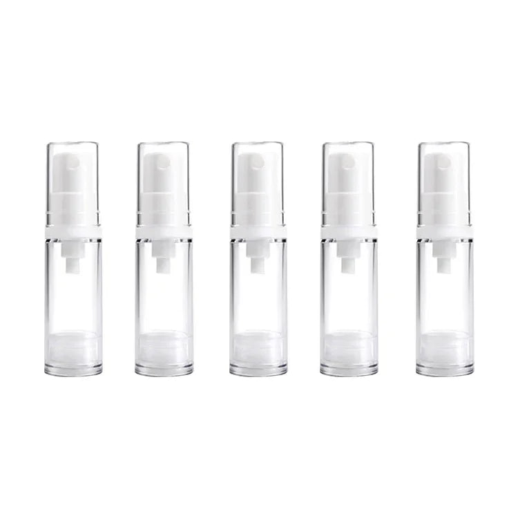 5 件便攜無氣真空泵瓶 細霧香水噴霧瓶，5ml，5ml