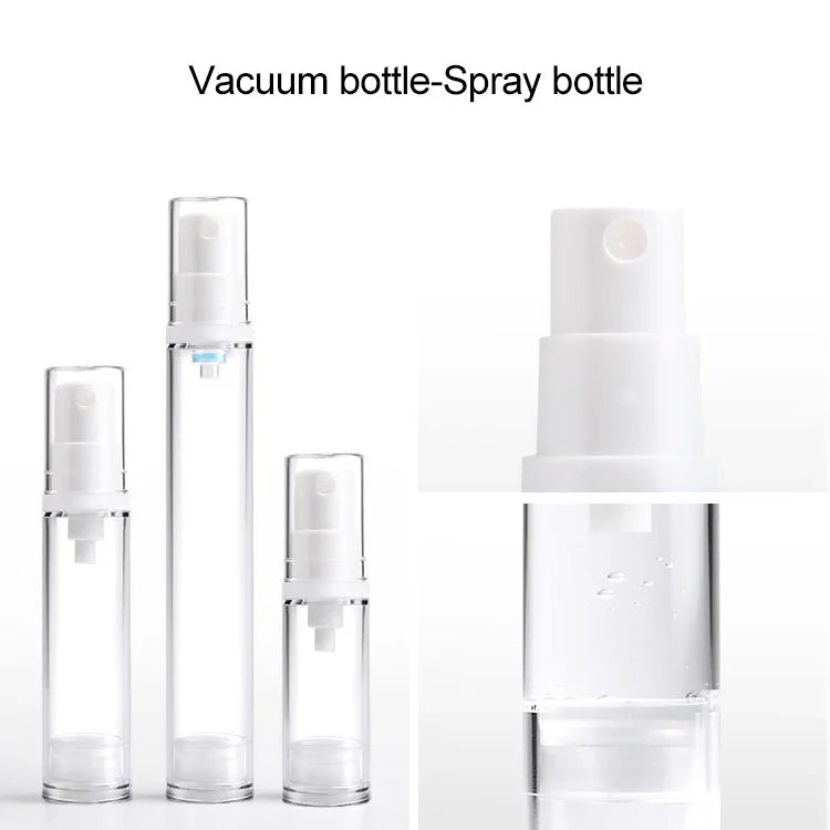 5 件便攜無氣真空泵瓶 細霧香水噴霧瓶，5ml，5ml