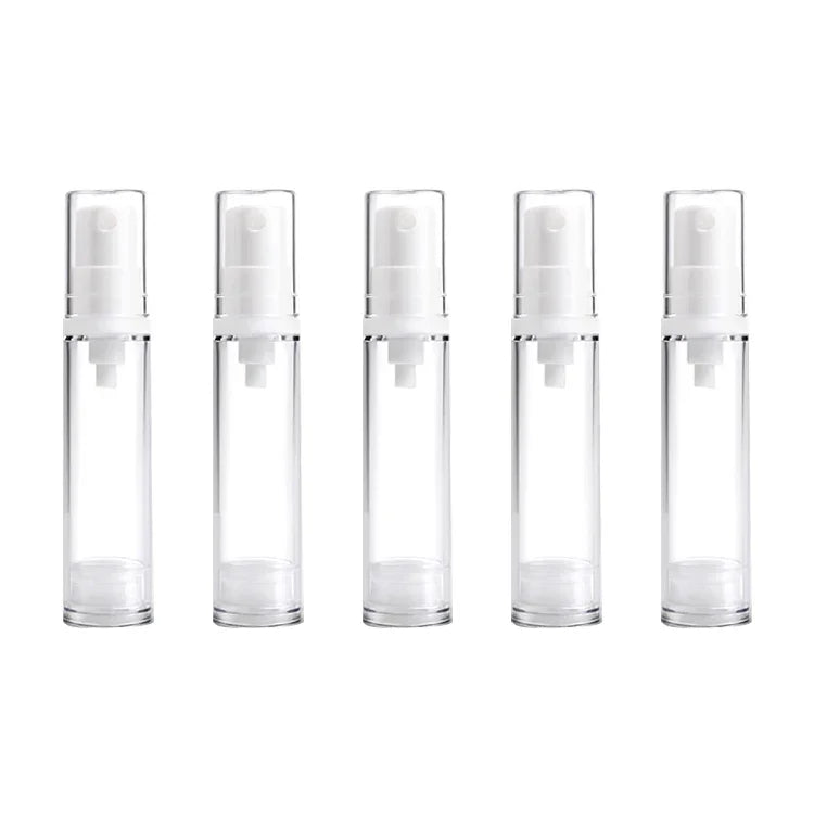 5 件便攜無氣真空泵瓶 細霧香水噴霧瓶，10ml，10ml