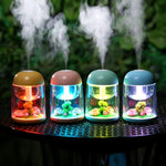 Imycoo WT602 2W便攜迷你微景觀設計USB充電香薰加濕器帶LED彩燈，水箱容量：180ml，DC 5V