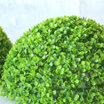 仿真阿格萊亞香花植物球修剪婚禮活動家居戶外裝飾掛飾，直徑：8.7 英寸，8.7 英寸