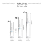 5 件透明空旅行便攜可重填塑料泵瓶容器，10ml，10ml