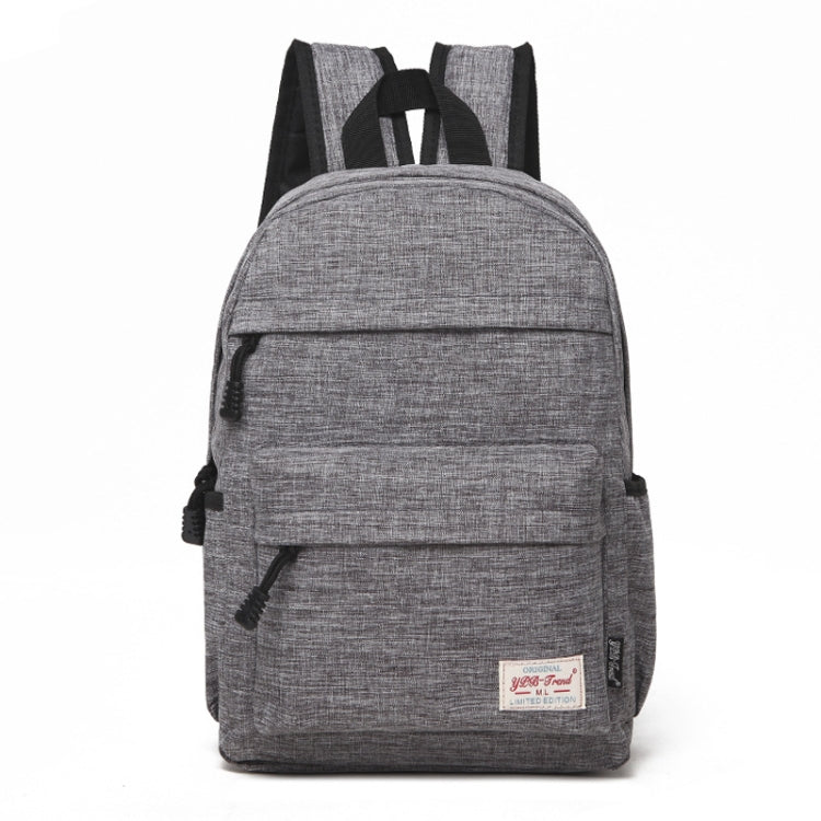 通用多功能帆布筆記型電腦肩背包，適用於13-15吋，尺寸：36x25x10cm