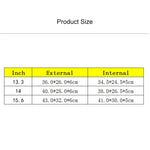 適用於 13.3 吋及以下 Macbook、Samsung、Lenovo、Sony、DELL Alienware、CHUWI、ASUS、HP，13.3 吋，15.6 吋