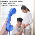Type-C 插頭麥克風復古電話防輻射手機聽筒，Type-C