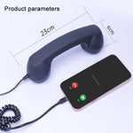 Type-C 插頭麥克風復古電話防輻射手機聽筒，Type-C