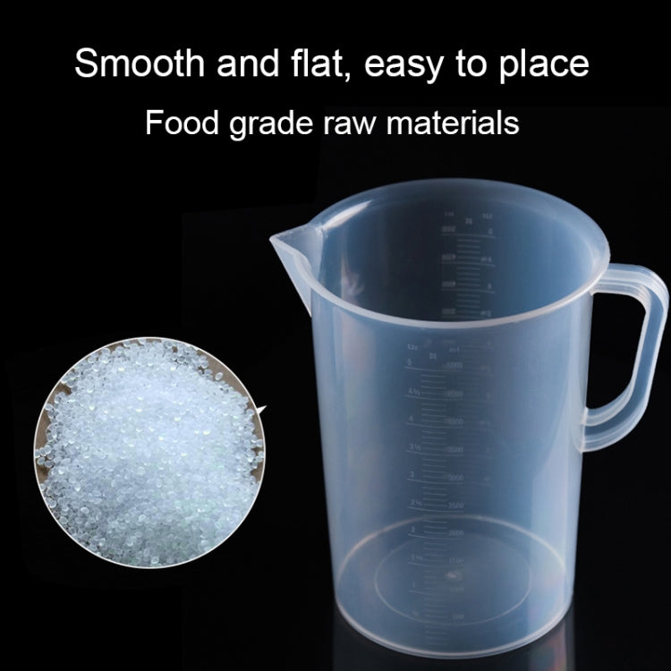 5000ml食品級PP塑料燒瓶數字量杯圓柱刻度量杯實驗室工具，5000ml