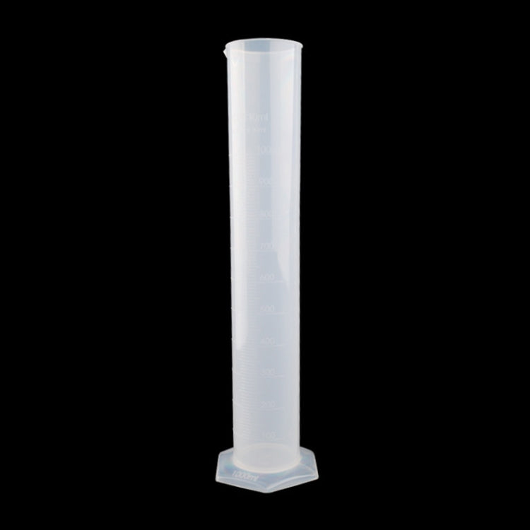1000mL PP塑料帶嘴刻度量筒 六角底座，1000ml