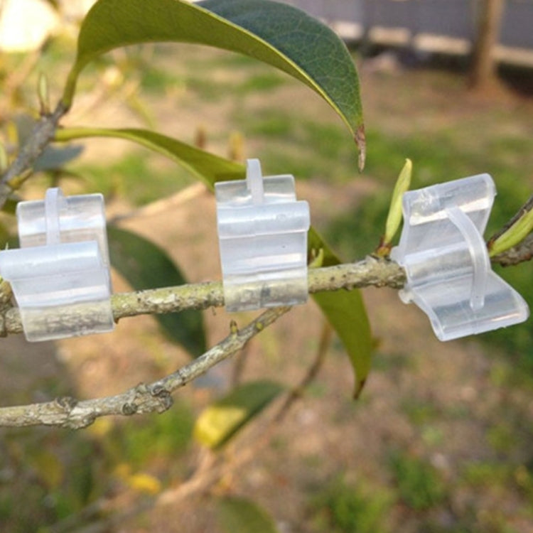 100個植物嫁接園藝塑料嫁接夾 嫁接文件夾透明園藝塑料嫁接夾 番茄嫁接夾，植物嫁接夾