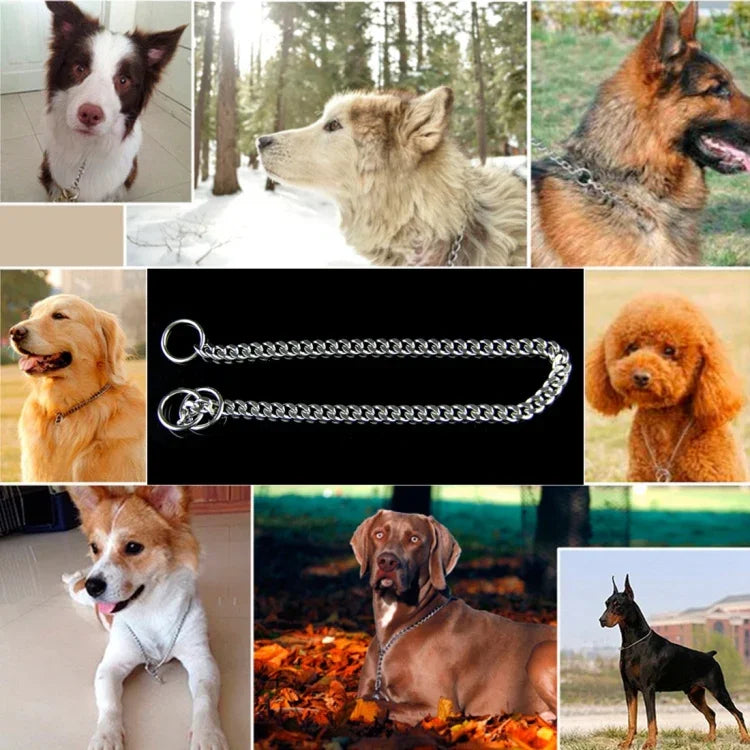 40cm 寵物P鏈 寵物項圈 寵物頸帶 狗頸圈 蛇骨鏈 狗鏈 狗項圈，40cm