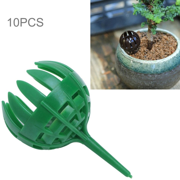10 個盆栽工具園藝產品園藝工具盆栽肥料盒，大號尺寸：5.5*4*4cm，尺寸：L 5.5*4*4cm，綠色