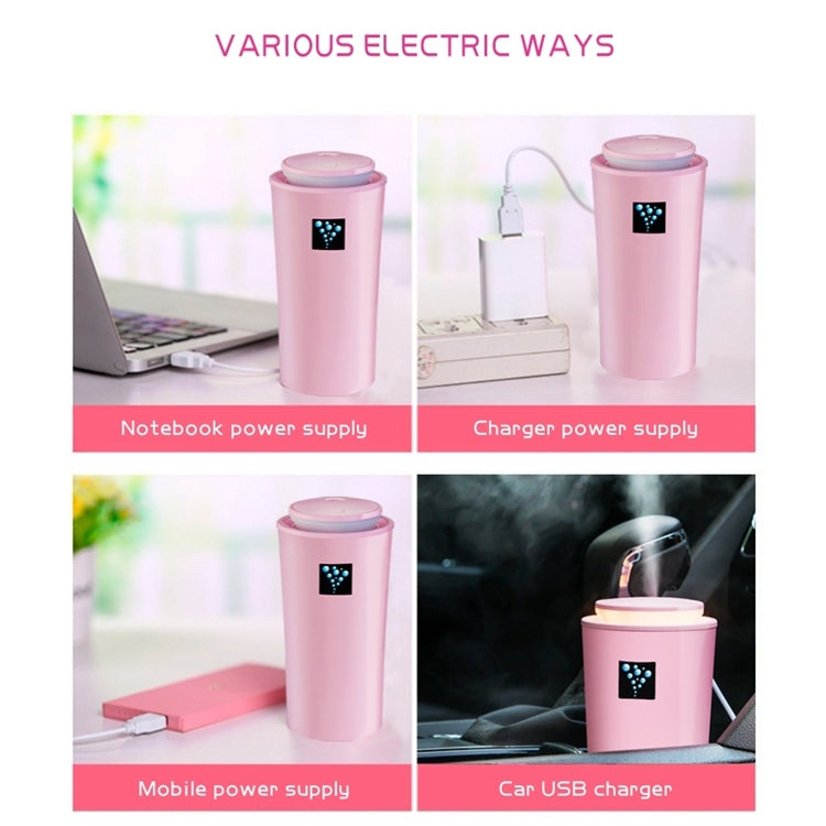 Small-3 2W 加濕器濕度計保濕儀附 LED 夜燈，水箱容量：260ml