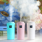 Small-3 2W 加濕器濕度計保濕儀附 LED 夜燈，水箱容量：260ml