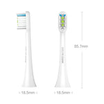 2 件裝原裝小米有品通用清潔替換刷頭 適用小米 Soocare Sonic 電動牙刷（HC7711W），通用清潔黑色