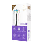 2 件裝原裝小米有品通用清潔替換刷頭 適用小米 Soocare Sonic 電動牙刷（HC7711W），通用清潔黑色