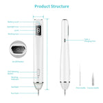 Xpreen XPRE061 專業暗斑去除器 雀斑紋身充電式疣痣去除器，帶LED螢幕和聚光燈