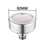 可拆卸可清洗太空鋁鍍層圓形加壓頂噴淋花灑，尺寸：82mm，圖案A