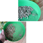塑膠網篩 土壤篩 PE塑膠網 園藝工具用品 篩子直徑：3 x 3.5毫米，塑膠網篩