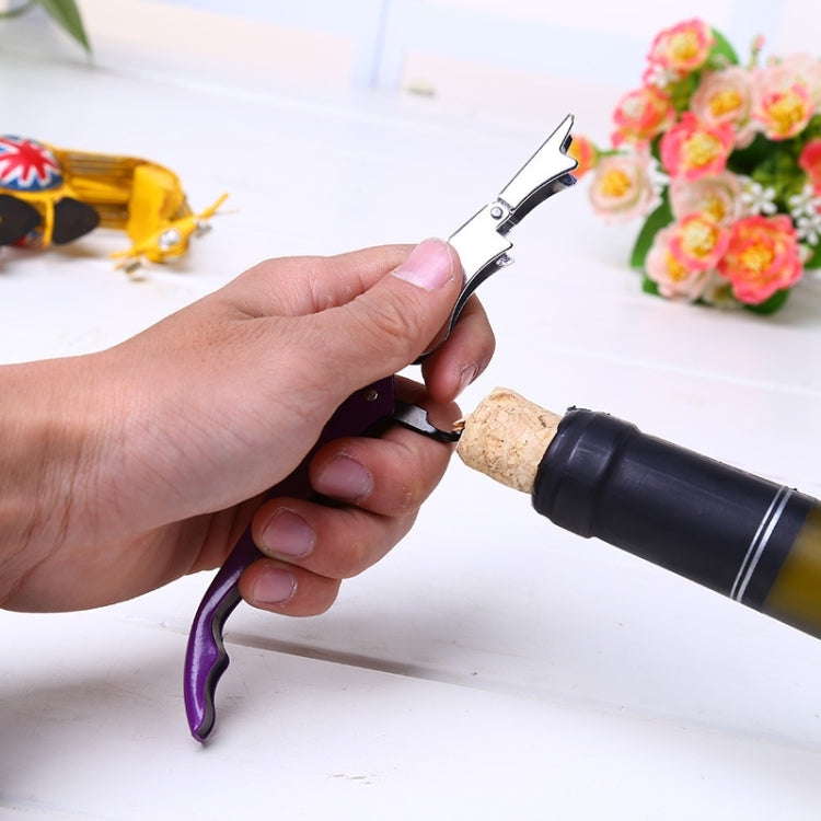 10個多功能海馬圖案不鏽鋼開酒器開罐器開瓶器，隨機色發貨，海馬款
