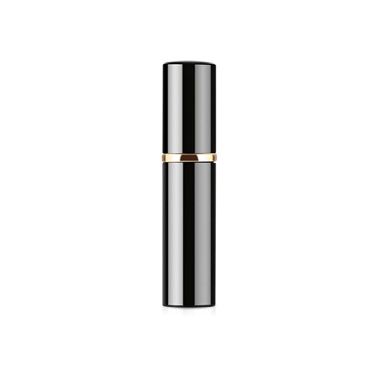 便攜迷你可重複填充玻璃香水細霧噴霧器金屬外殼，5ml