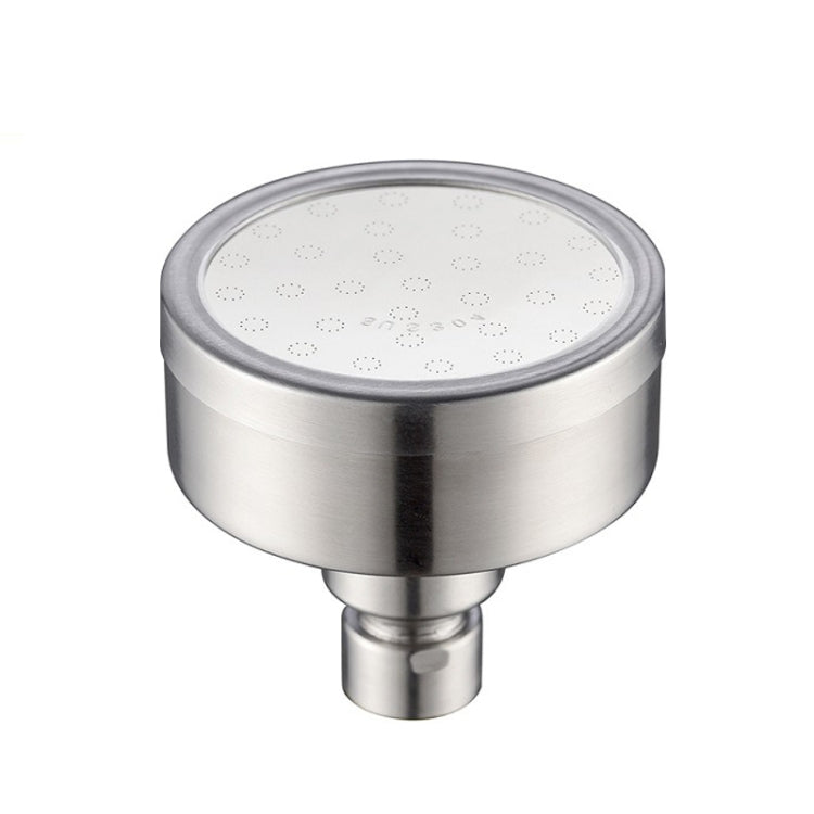 可拆卸可清洗304不銹鋼圓形加壓頂噴淋花灑，尺寸：80mm，圖案C