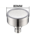 可拆卸可清洗304不銹鋼圓形加壓頂噴淋花灑，尺寸：80mm，圖案C