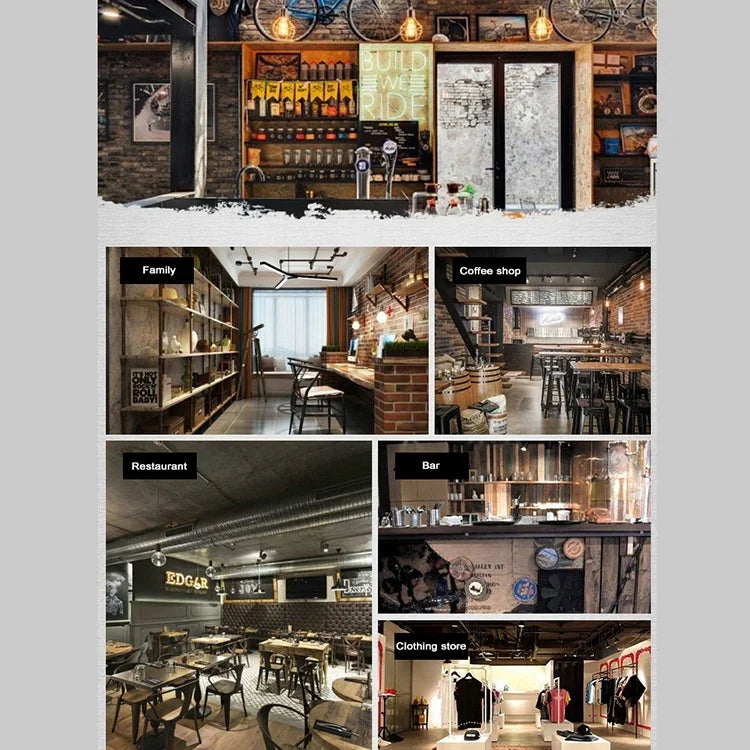 原創美式工業風木質復古老齒輪掛鐘