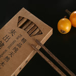 10雙天然紫檀防滑筷子