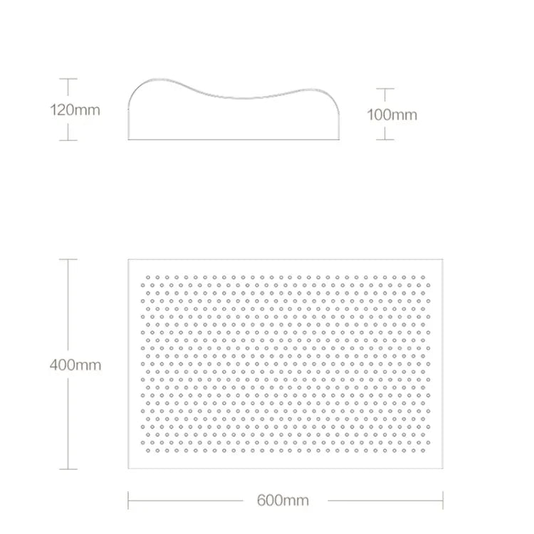原裝小米有品8H Z2天然乳膠枕，柔軟透氣脊椎保護按摩護理枕，帶棉枕套