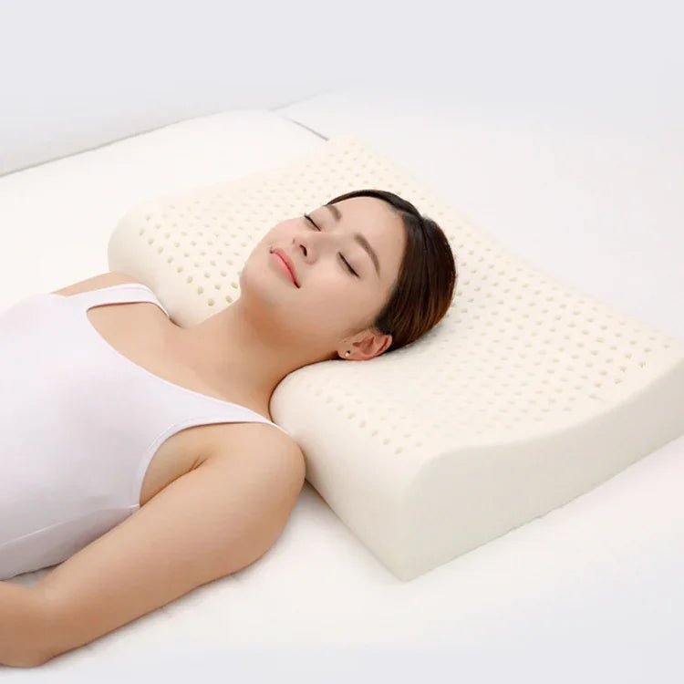 原裝小米有品8H Z2天然乳膠枕，柔軟透氣脊椎保護按摩護理枕，帶棉枕套