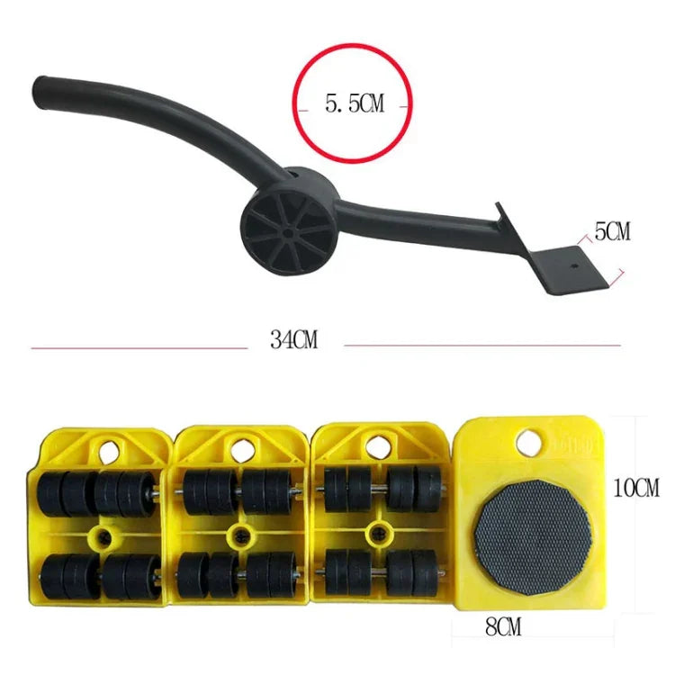 A3鋼/塑料撬棍塑料搬運器厚重搬運工具方便實用組合
