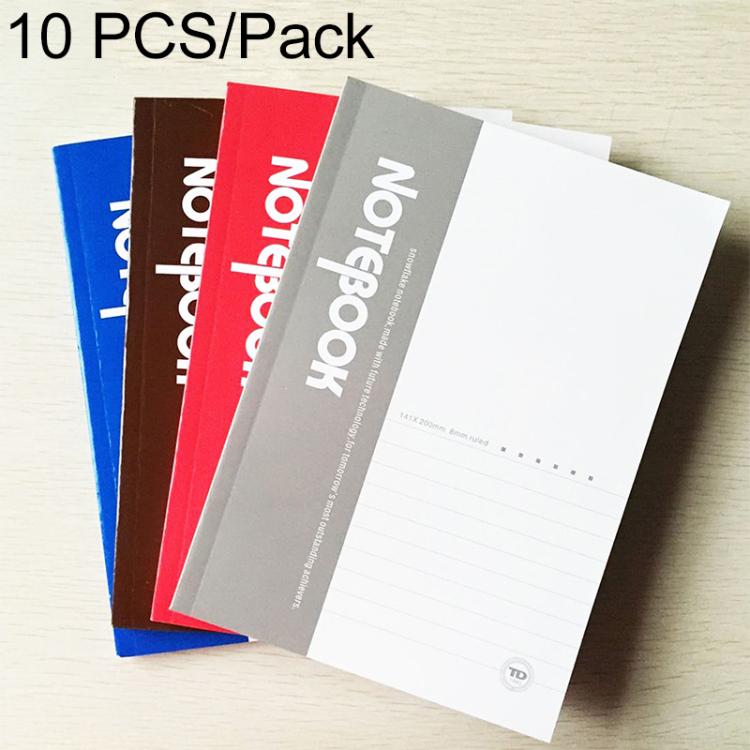 10 本 30 頁 A5 軟皮日記本 辦公用品，隨機顏色發貨，30 頁
