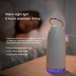 TSHM0迷你天使霧化加濕器附彩色夜燈，水箱容量：230mL