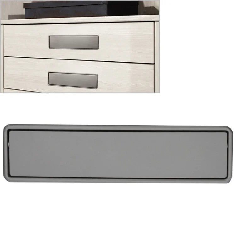 簡約衣櫃槽型刷手隱藏式凹槽抽屜隱形把手，孔距：160mm，160mm