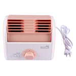 30W 渦輪無葉迷你桌面靜音風扇，適用於宿舍／臥室／客廳／辦公室，三段風速模式，AC 220V