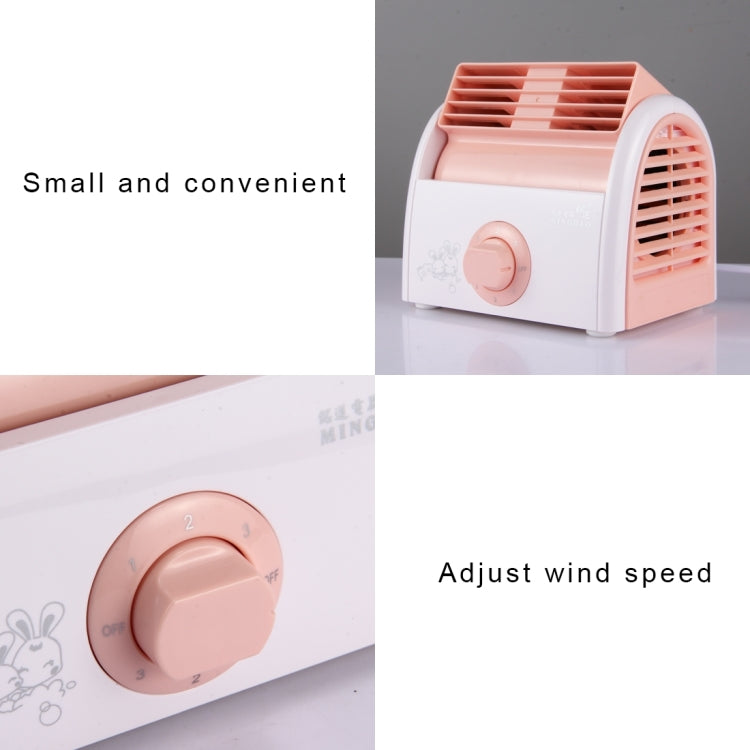 30W 渦輪無葉迷你桌面靜音風扇，適用於宿舍／臥室／客廳／辦公室，三段風速模式，AC 220V