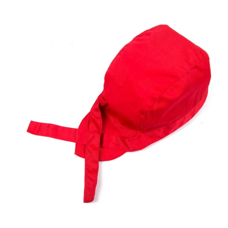 簡約風格男女通用廚師服務員工作帽海盜帽頭巾帽，頭巾帽2，紅色頭巾帽，黑色頭巾帽，條紋頭巾帽，頭巾帽1