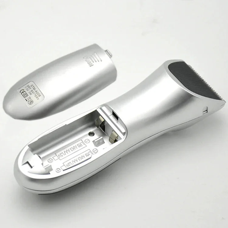 電池供電兒童電動理髮器（銀色）