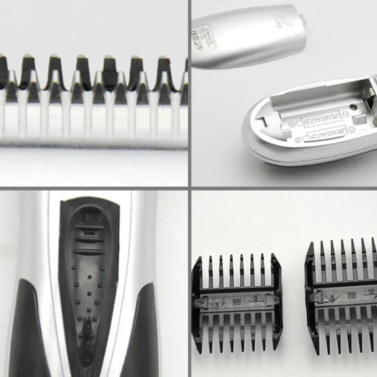 電池供電兒童電動理髮器（銀色）