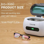 baku BA-3060 220V 家用眼鏡珠寶清潔工具 超聲波清洗機，歐規插頭，歐規插頭