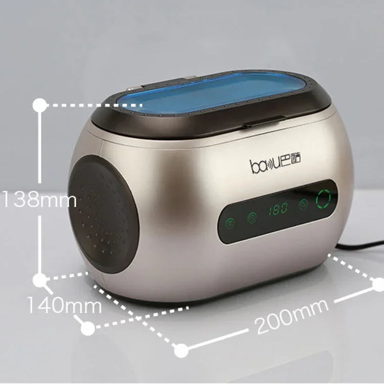 baku BA-3060A 110V 觸控版家用眼鏡珠寶清潔工具 超聲波清洗機，美規插頭，美規插頭