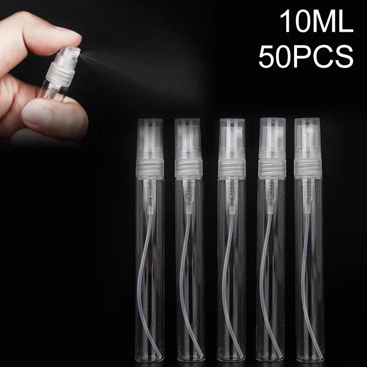 50件香水瓶噴霧瓶空瓶，容量：10ML（透明），10ML（透明）