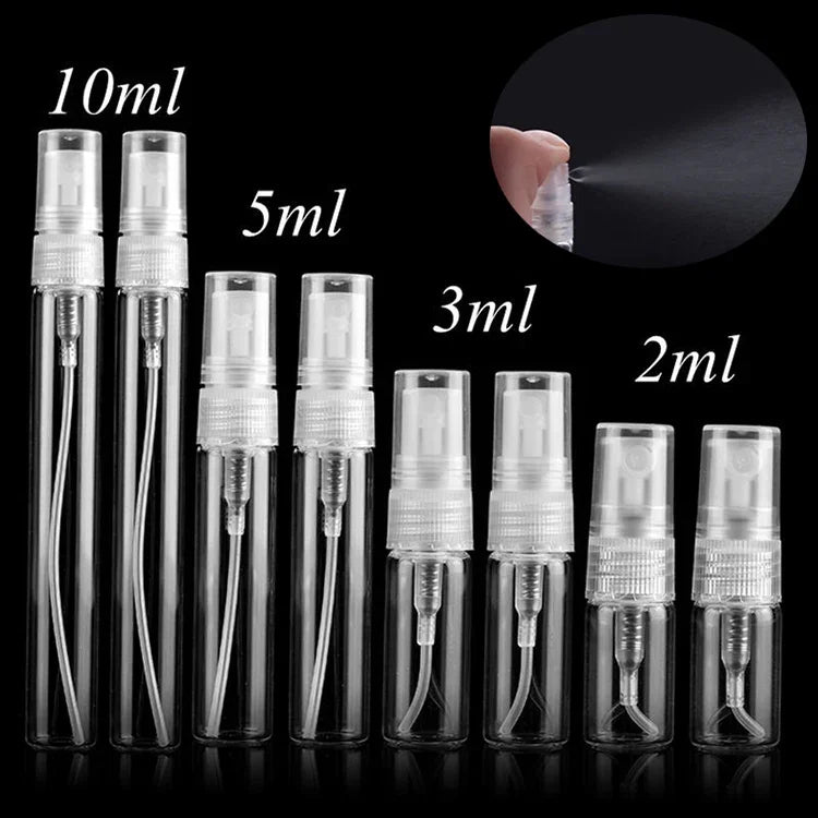 50件香水瓶噴霧瓶空瓶，容量：10ML（透明），10ML（透明）