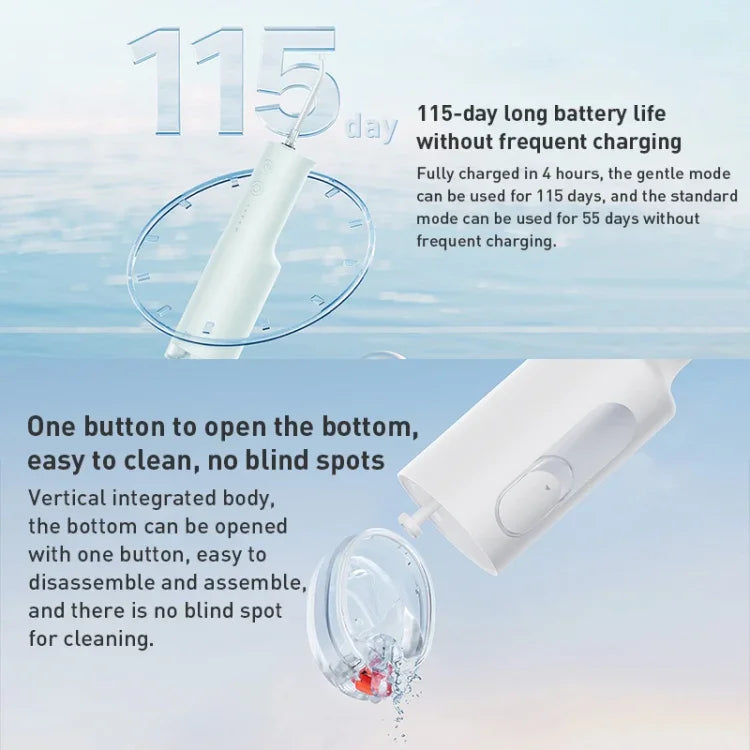 原裝小米米家F300電脈衝口腔沖洗器牙齒清潔器，容量：240mL，F300