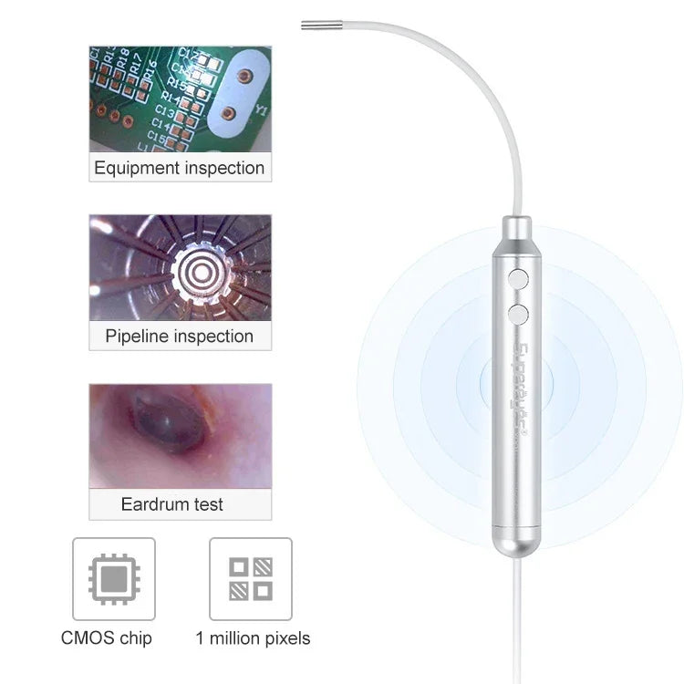 Supereyes Y001 耳蟎口腔電子數碼定焦內窺鏡，Y001